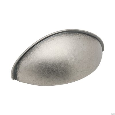 Skalmöbelhandtag 2532 64 Åldrad Silver