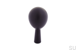Gałka meblowa Drop 40 czarna aluminiowa