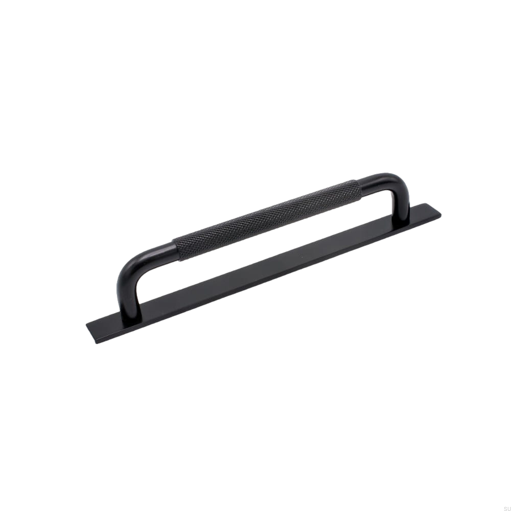 Uchwyt podłużny Helix 160mm, czarny z podkładką