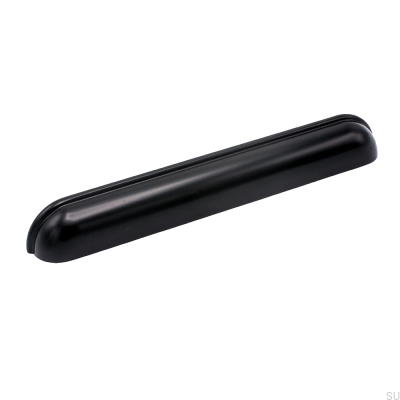 Saluto Shell Möbelhandtag 160 Svart aluminium