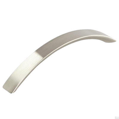Avlångt möbelhandtag 1029 128 Borstad nickel