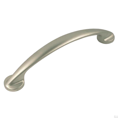 Långt möbelhandtag 1723 Borstad nickel