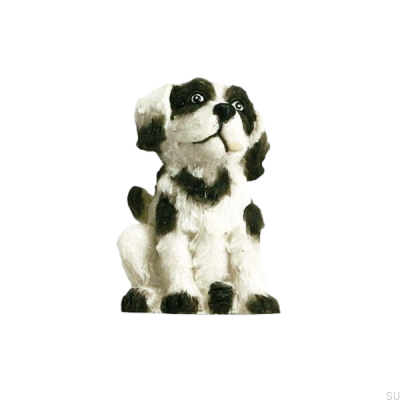 Möbelknopp Hund Sittande Hund Polyresin