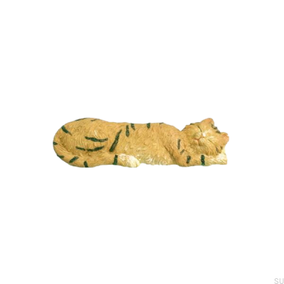 Katt Kot 64 Polyresin avlångt möbelhandtag