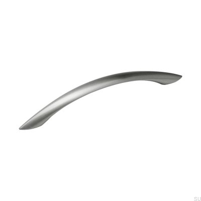 Avlångt möbelhandtag Tofta 128 Silver