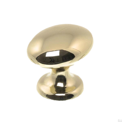 Möbelknopp 4010 Polerat guld, Lackat