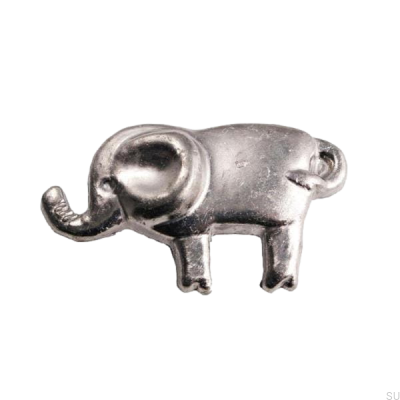 Möbelknopp Elefant Elephant Polerad nickel