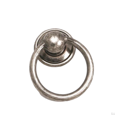Runt möbelhandtag 5210 36 Antiksvart