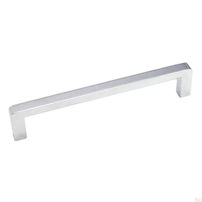 Avlångt möbelhandtag 6200 160 Polerad krom