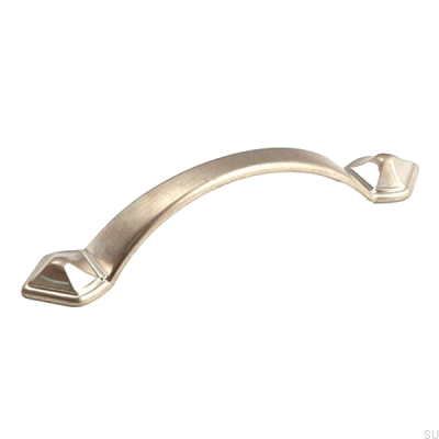 Långt möbelhandtag 6598 Borstad nickel