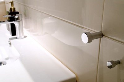 Vägghängare Dot 55 Borstad aluminium