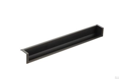 Infällt möbelhandtag Hexxa 200 Aluminium Metallic Grå