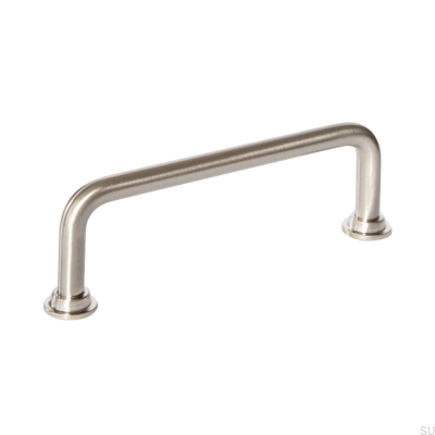 Avlångt möbelhandtag 1353 96 Care Steel Silverlackerat