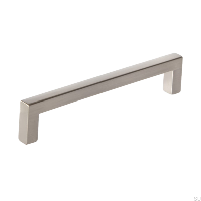 Avlångt möbelhandtag 0143 128 Care Silver Lackad (inox look)