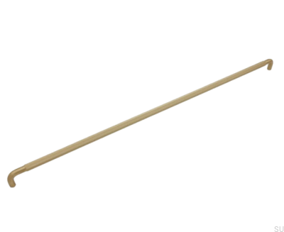 Avlångt möbelhandtag Helix 608 Gold Brushed