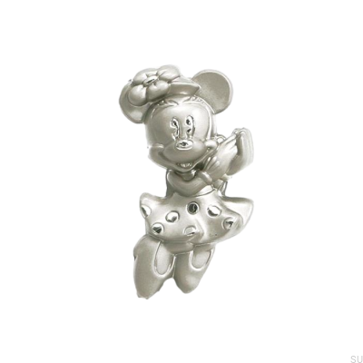 Minnie Mouse möbelknopp Borstad Nickel