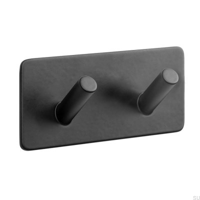 Base 200-2 vägghängare Metall svart