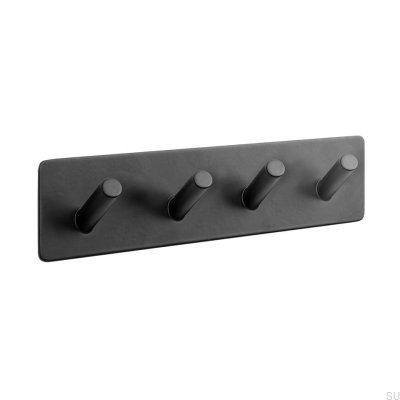 Base 200-4 vägghängare Metall svart