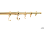 Hak balustradowy Mosiężny Polerowany 2.png