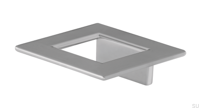 Fyrkantigt möbelhandtag 2057 Silver Matt