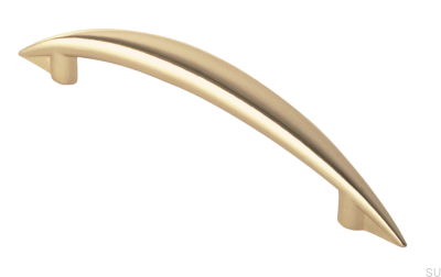 Avlångt möbelhandtag 809 96 Polerat guld