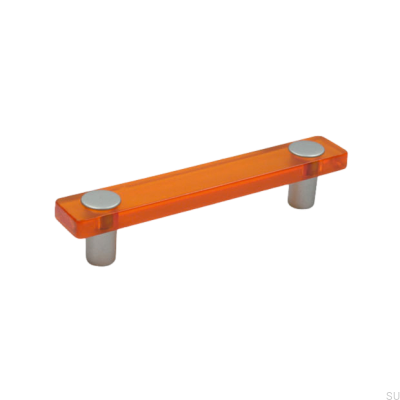Avlångt möbelhandtag SM8119I 96 Plast Orange
