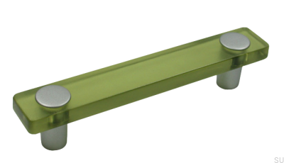 Avlångt möbelhandtag SM8119I 96 Plast Grön
