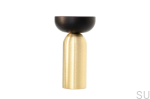 KR31MB/AS--Wieszak-ścienny-Kokeshi-3052-Mosiężny-Szczotkowany-z-Czarnym-Aluminium-BB-Sweden-Skandynawskie-Uchwyty_1