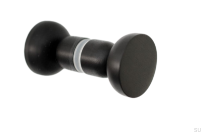 Dubbelsidig Kokeshi dörrknopp 3032 aluminium svart