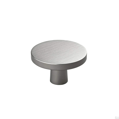 Garda 42 möbelknopp i borstat silver