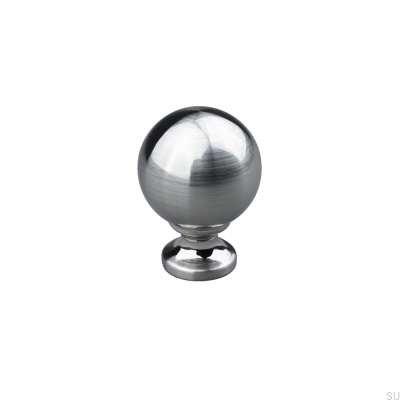 Labaro 30 möbelknopp i borstat silver