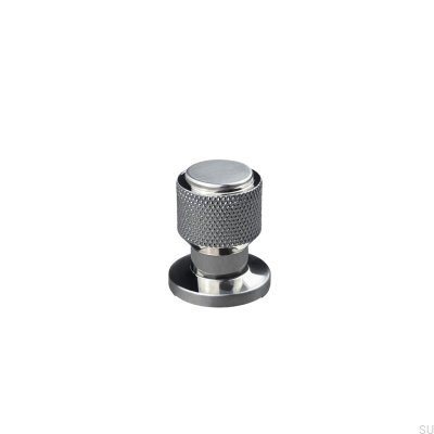 Lonato 20 möbelknopp i borstat silver