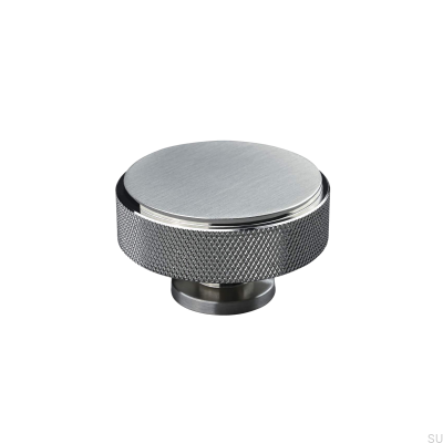 Lonato 50 möbelknopp i borstat silver
