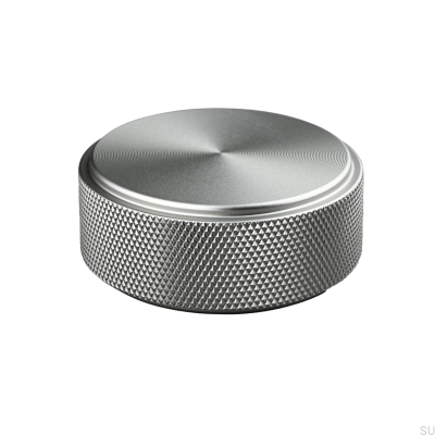 Rimini 50 möbelknopp i borstat silver
