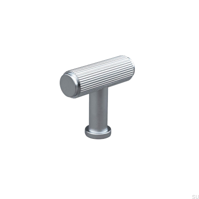 T-Bar Salo Randig Metall Silver Möbelknopp