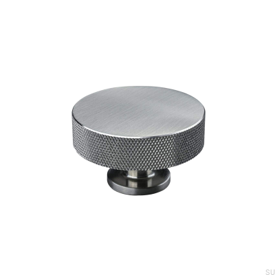 Sassari 50 möbelknopp i borstat silver