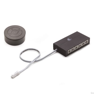 Fjärrkontrolldimmer Giro 24V 72W Svart