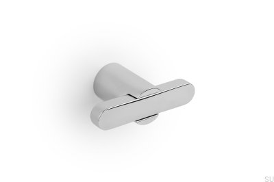 T-Bar Fusion möbelknopp, polerad nickel