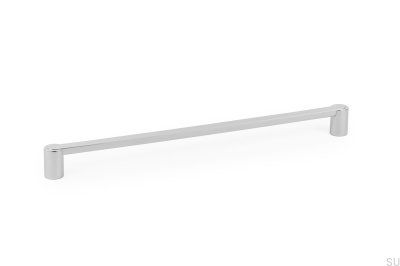 Fusion 320 avlångt möbelhandtag, polerad nickel