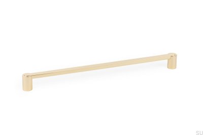 Fusion 320 avlångt möbelhandtag, polerat guld