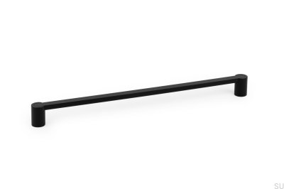 Fusion 320 avlångt möbelhandtag, metall, mattsvart