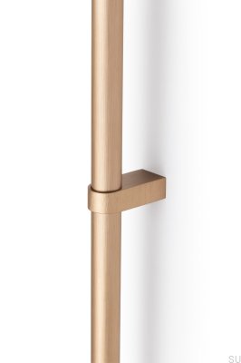 Nobb 1056 avlångt möbelhandtag, borstad guld