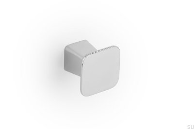  Prisma möbelknopp, polerad nickel