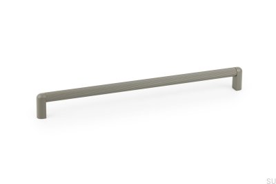 Riss Mini 320 avlångt möbelhandtag, aluminiumgrå