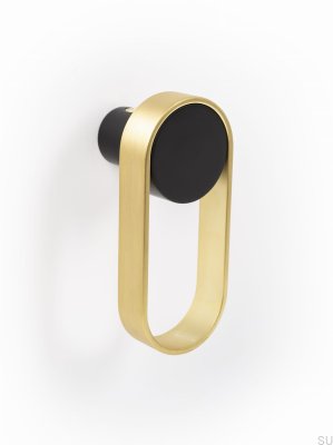 Orbit 45 Vägghängare i svart och borstat guld