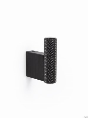 Graf Aluminium Svart Borstad Vägghängare