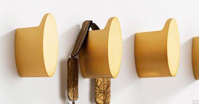Takk Guld Borstad Vägghängare