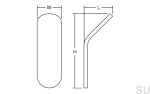 7012025LM2EI--Wieszak-ścienny-Tik-25-Aluminiowy-Czarny-Mat-Viefe-Skandynawskie-Uchwyty_3