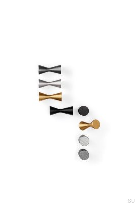 Vägghängare Diabolo Aluminium Grå Borstad