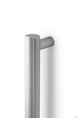 Moon Big 1056 Enkelsidigt Avlångt Möbelhandtag Silver Borstad Aluminium